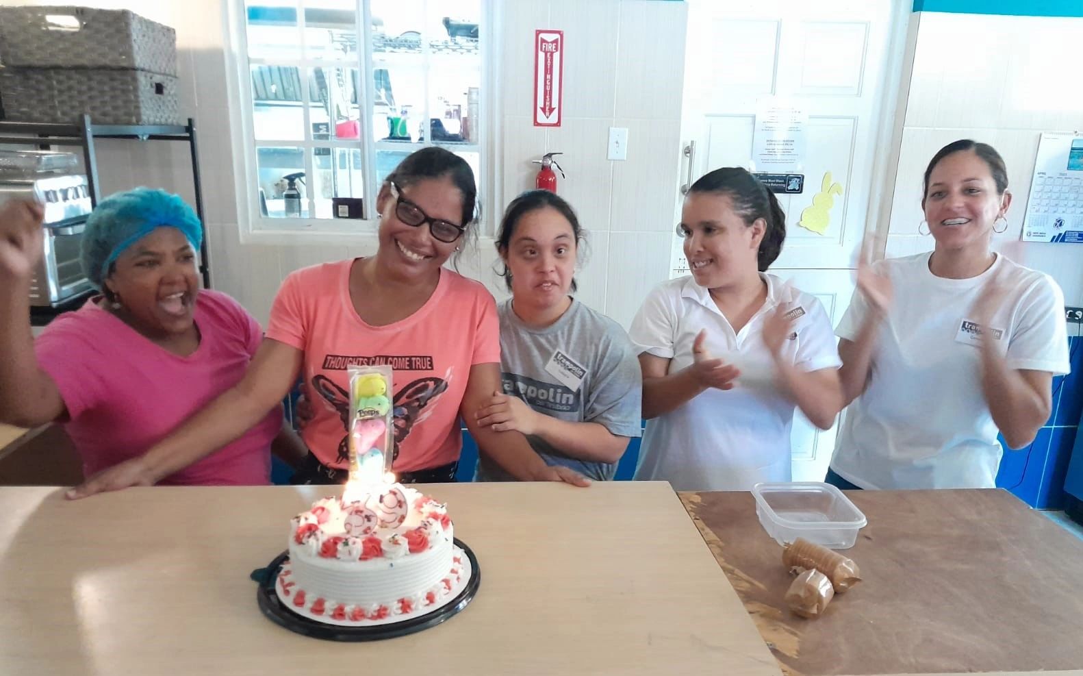 Birthdays are always remembered and celebrated at Trampolin pa Trabao