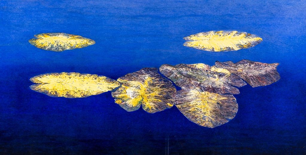 Painting "Watching Two Go By" 