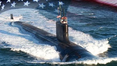 USS South Dakota going through sea trials