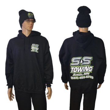 Mannequin wearing an S&S Black hoodie