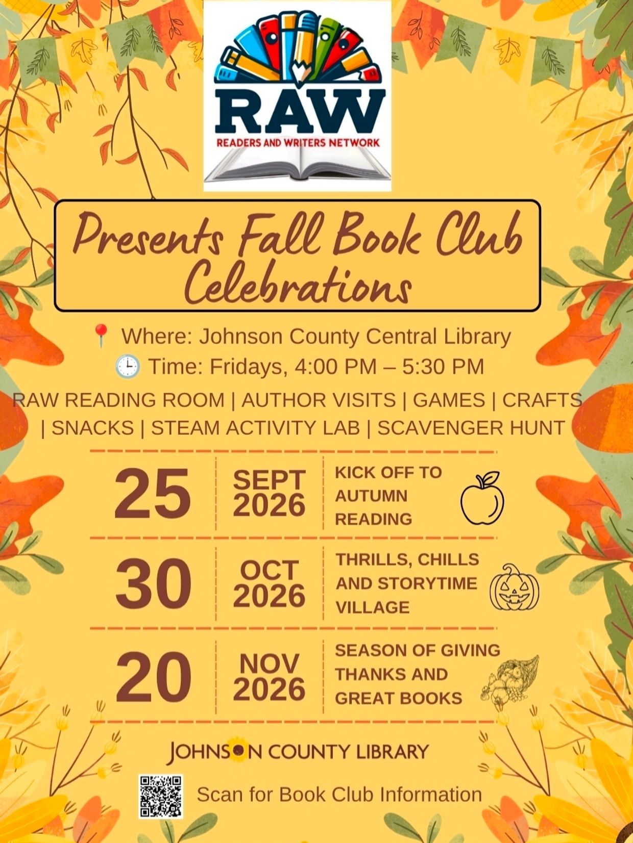 Author's at the R.A.W Book Club Celebration 