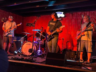 Casual Suspects rocking on Folly Beach's Sand Dollar