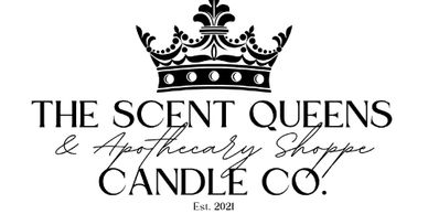 Logo for The Scent Queens Candle Company.