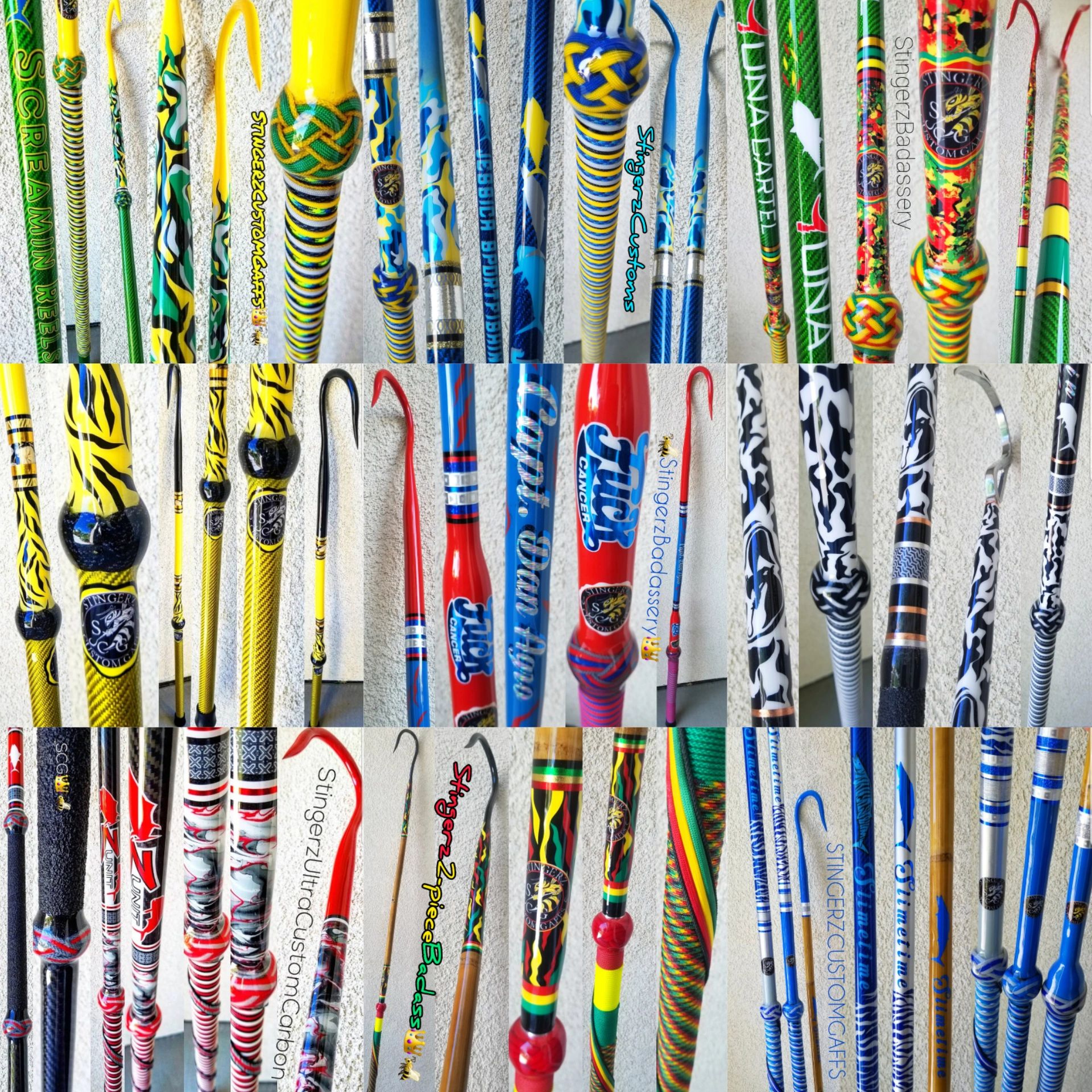 Stingerz Custom Gaffs Fishing Gaffs, Fishing, Sporting Goods