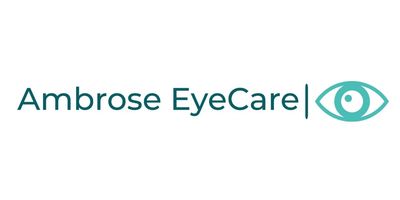 Ambrose EyeCare logo with eye graphic.