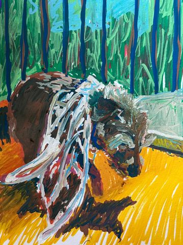 Done with Posca paint markers