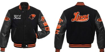 BC LIONS 2000s GREY CUP CHAMPIONS WALL OF FAME VARSITY JACKETS