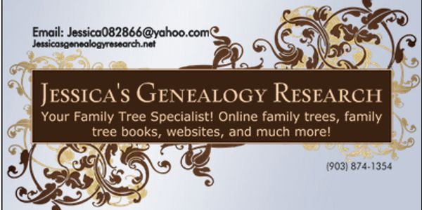 Jessica's Genealogy Research