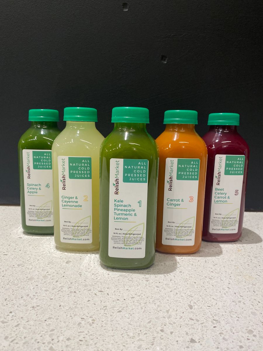 3 Day Juice Cleanse, Cold Pressed Juices