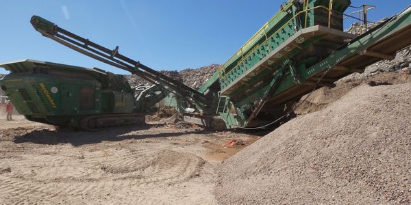 Crushing plant at Old Red Brick CO