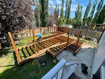 Residential deck project