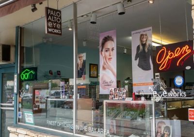 Storefront of Palo Alto Eyeworks