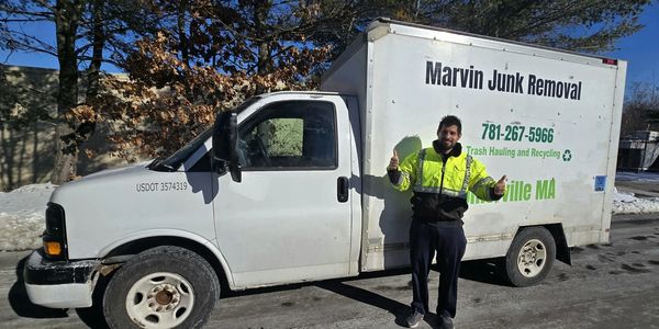 Marvin junk removal Somerville ma 02145