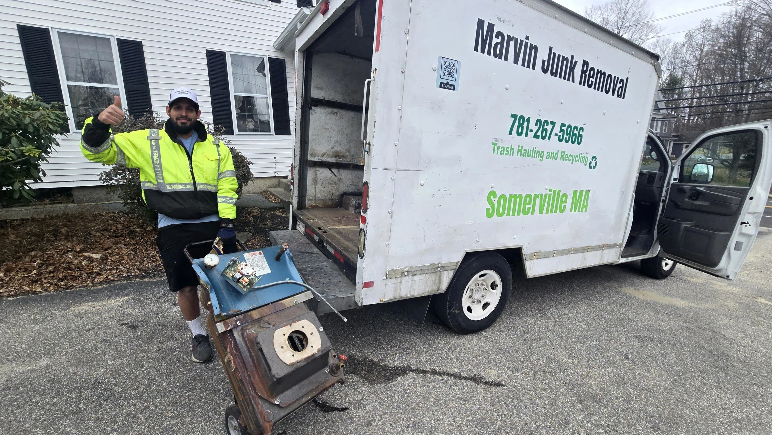 Scrap metal removal service 