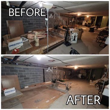 basement cleanout junk removal Somerville, MA declutter basement junk removal services near me  