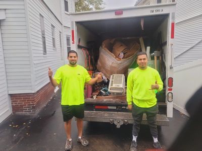 Marvin Junk Removal Waltham, MA serving Moody Street, the Bleachery, Brandeis University & Cedarwood