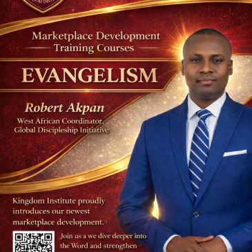 Marketplace Development Evangelism training by Robert Akpan.