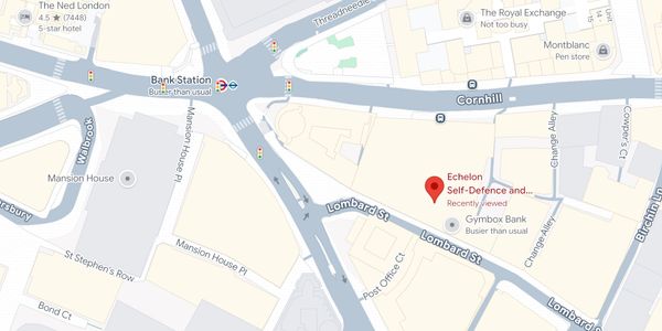 Map showing Echelon Krav Maga Self-Defence Bank location in London