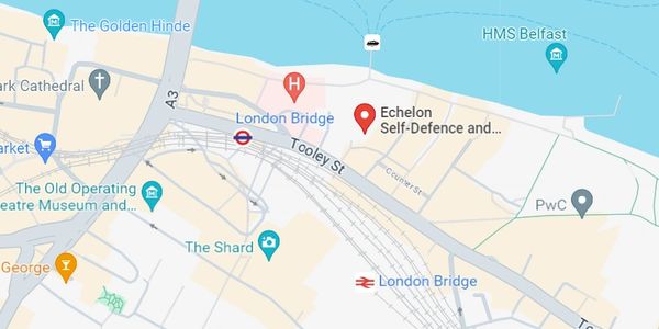 Map showing Echelon Krav Maga Self-Defence London Bridge location in London