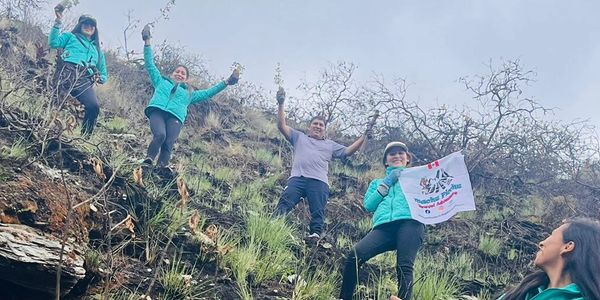 MTA group reforesting in the Piscacucho Ollantaytambo community