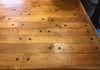 Removed 25 years of burns and stains by refinishing these butcher block counters.