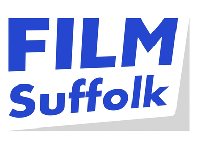 Logo reading 'FILM Suffolk' in blue text.