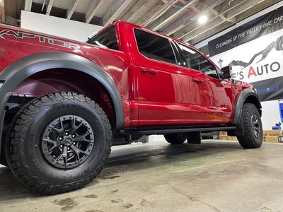 Ceramic coated red truck looking crisp!