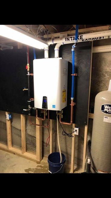 Navien Tankless and Combi Install by EarthTech Systems