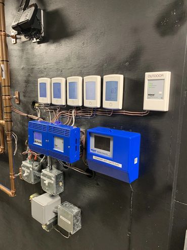 Tekmar upgraded control system from faulty HBX Controls to control a Geothermal Water to Water 