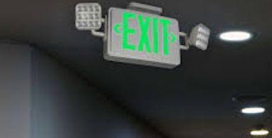 Exit Emergency Combo Light