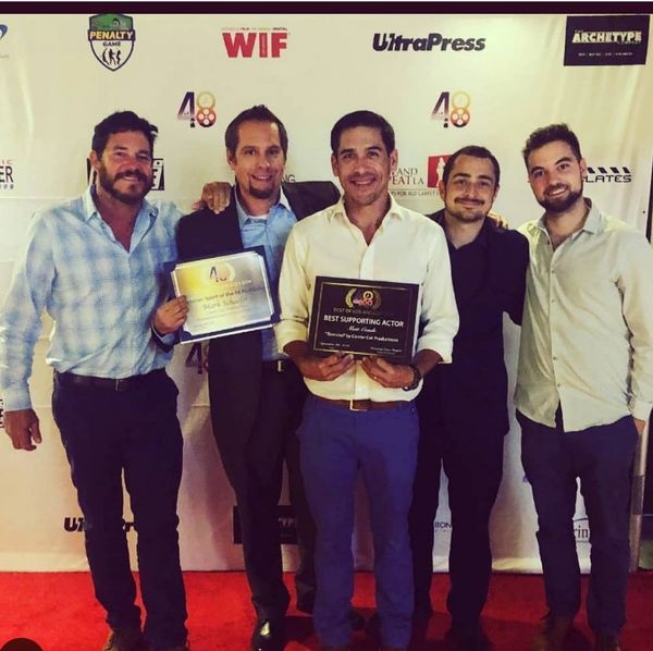 Winning awards. 48 hour Film Fest LA.