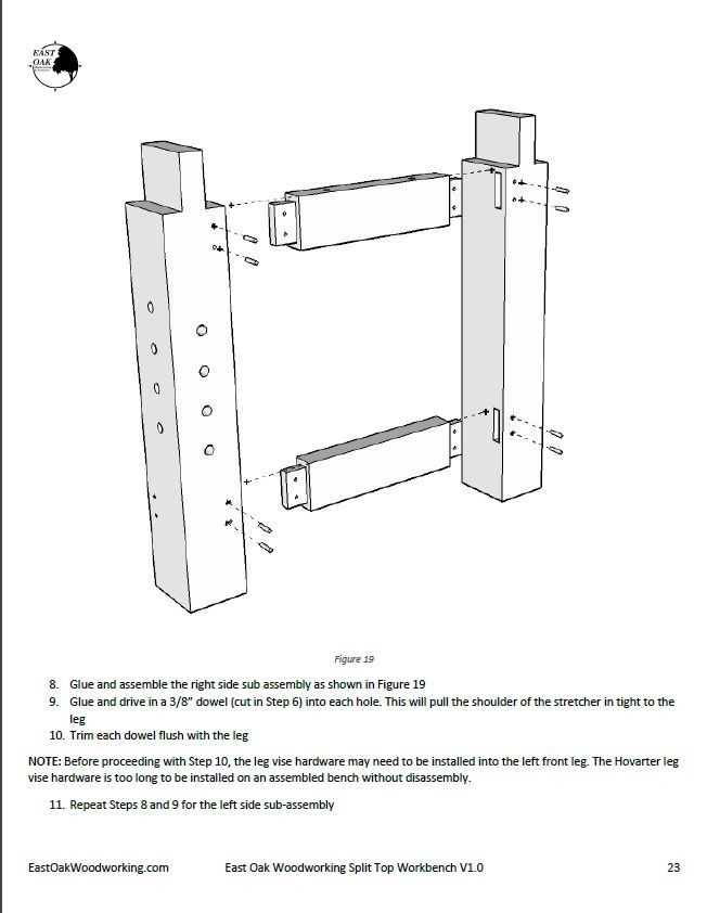 Roubo Style Workbench Plans