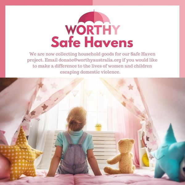 Donate for the women and children escaping domestic violence in Perth giving them a safe home