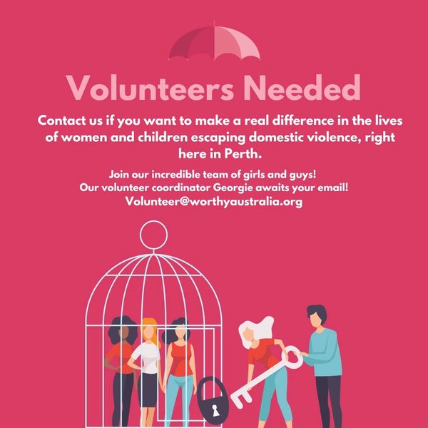 Volunteer to support Perth women and children escaping domestic violence giving them a safe home