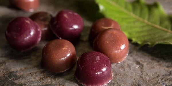 All natural fruit jellies made with Fruitessence freeze dried raspberry and berry boost powder