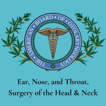 American Board of Otolaryngology Seal - Ear Nose and Throat Surgery of the Head and Neck