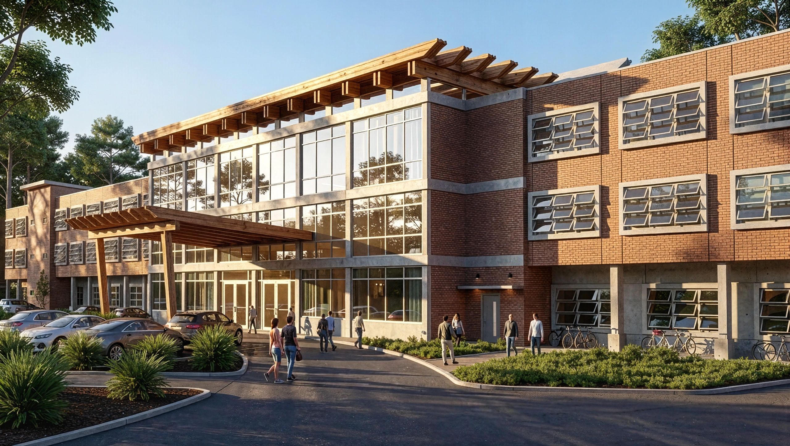High School Facade Study