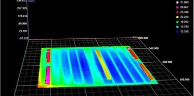 3D Vision image of a pallet