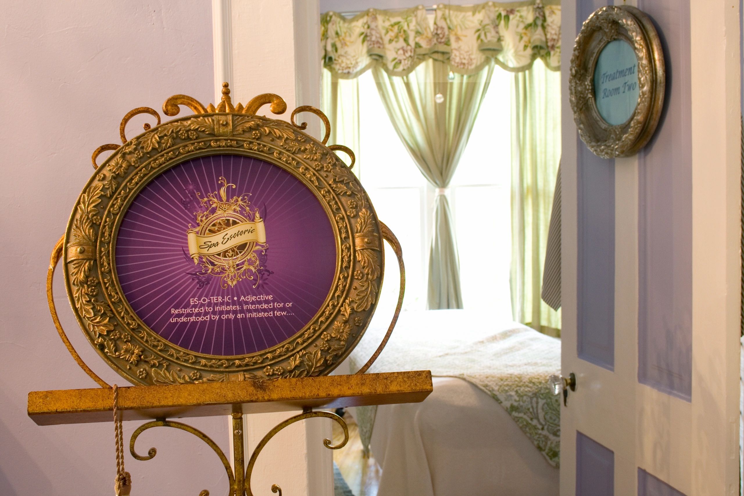 Clean, professional medical spa treatment room with neutral tones at Spa Esoteric in McKinney