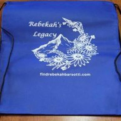Rebekah's Legacy Logo on bag