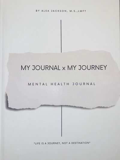 My journey x my journey mental health journal text