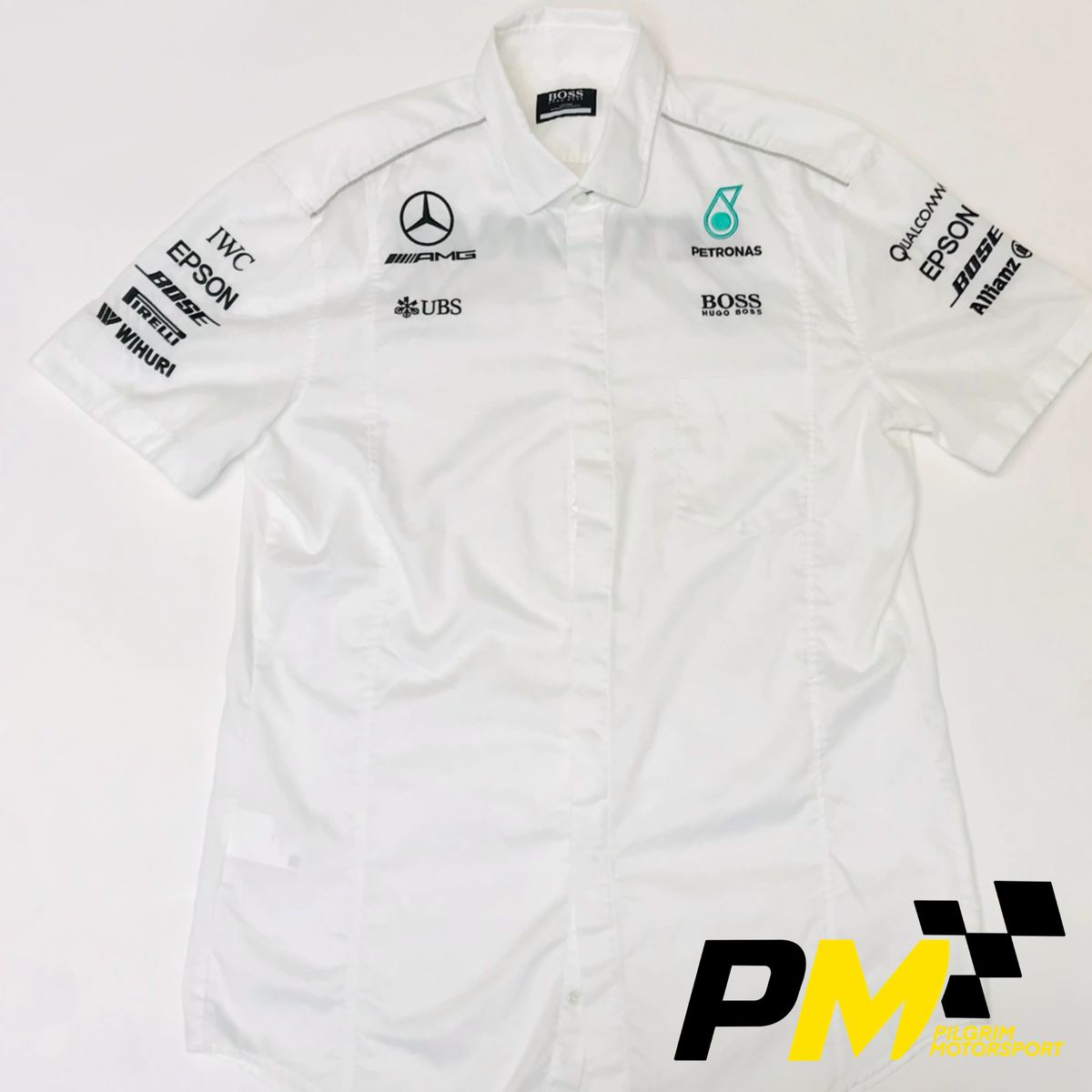 Mercedes AMG Petronas Formula One Team Issue Hugo Boss Engineers/Managers  Shirt