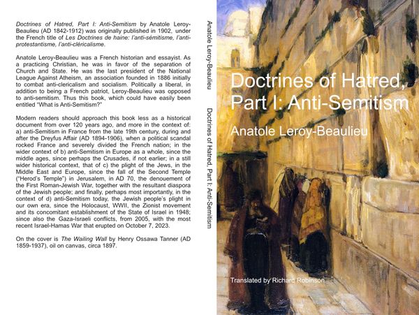 Doctrines of Hatred, Part I: Anti-Semitism
