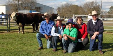 Bryson Porter & Charlie Martin - Dalkeith Herefords Cassilis NSW