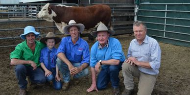 Charlie Martin & Bryson Porter - Dalkeith Poll Herefords Cassilis NSW