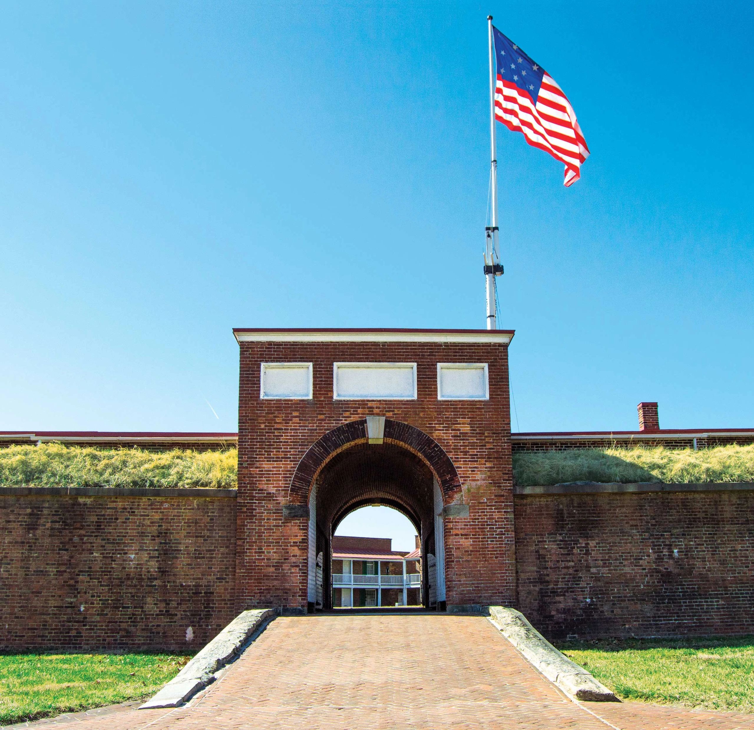 Entrance to Fort McHenry, Baltimore. Photo by Marta Skrzynska