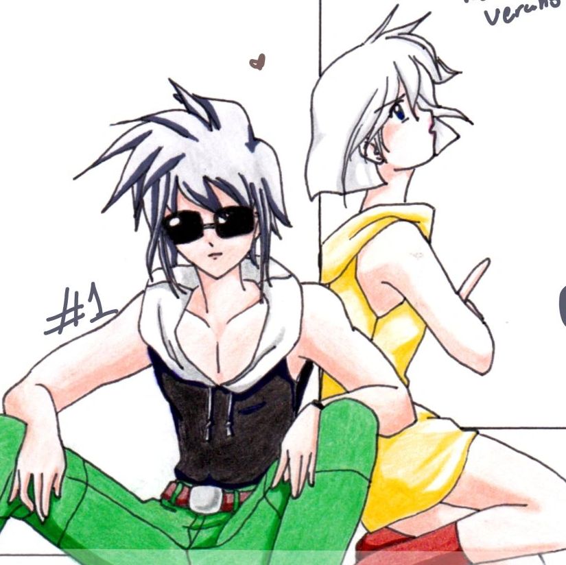 Pág 1, One shot. Sincronía. Portada. Un par de chicos rebeldes.