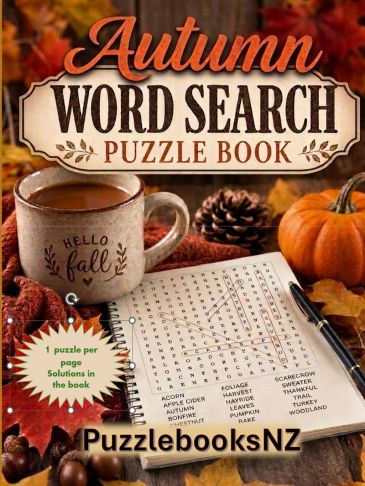 Autumn Word Search Puzzle Book 