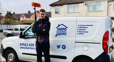 Harris window Cleaning is a window, gutter, conservatory and soffit fascia cleaner in Liverpool