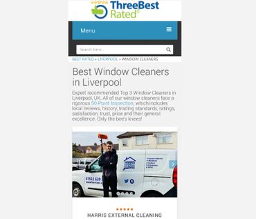 harris window gutter cleaning cleaner liverpool